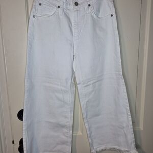 James Jeans Women's Ankle Cropped Jeans in White